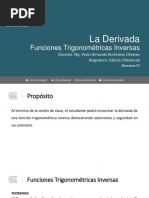 SEMANA 4 - U2-3 - La Derivada - Funciones Trigonométricas Inversas - TERMINADO