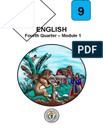 Quarter 4 English 9 Hybrid Module 1