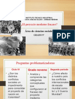 ¿El Proyecto Moderno Fracaso?: Área de Ciencias Sociales