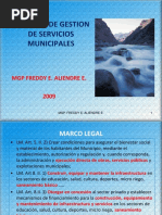 Modelos de Gestion de Servicios Municipales: MGP Freddy E. Aliendre E. 2009