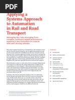 Applying A Systems Approach To Automation in Rail and Road Transport