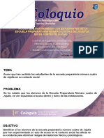 ' Acoso Que Han Resibido Los Estudiantes de La Escuela Preparatoria Número Cuatro de Jojutla en Su Contexto Social '