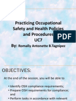 UC7.BASIC Practicing OSH Policies and Procedures PTC-DDN