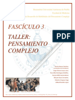 Fascículo 3: Taller: Pensamiento Complejo