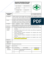 3.8.1 SOP Penilaian Kelengkapan Dan Ketepatan Isi Rekam Medis.