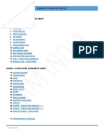 Quantity Survey Notes: Index: Sub - Structure (Concrete Part)