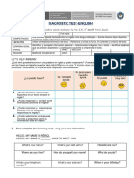 Diagnostico Ingles 2do