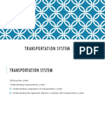 Transportation System: Presented By: Vidya Trisandini Azzizi Universitas Agung Podomoro (2023)