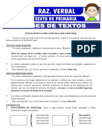 Clases de Textos para Sexto de Primaria