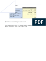 1) Calculez La CAF de L'exercice N