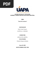 Tarea I Legislación Laboral