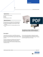 Pressure Switch Models 201, 203, 281: Applications