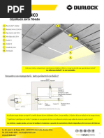 Detalles Técnicos Cielorraso Junta Tomada