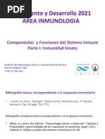 Componenetes y Funciones Del Sistema Inmune Parte 1 2021