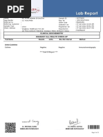 Clinical Biochemistry Diageasy All Health Check-Up: End of Report