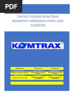 Capacitacion Komtrax Clientes