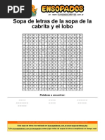 Sopa de Letras de La Sopa de La Cabrita y El Lobogiuli