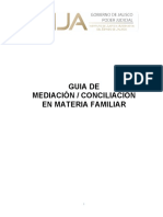 Guia de Mediación / Conciliación en Materia Familiar