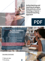 Active Learning and Teaching Strategies That Promote Active - 1