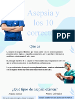 Asepsia y Los 10 Correctos