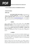 SOLICITA MEDIDA CAUTELAR DE REGIMEN DE CONTACTO Julio Flores. Corregido