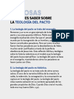 Que Debes Saber Sobre LA: Teología Del Pacto