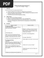 Detailed Lesson Plan in Bread and Pastry 11