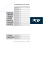 Registro de Estudiantes Del 6to. Grado "D" Mes: Marzo