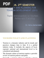 Tourism Policy 1