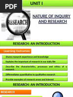 Res 1 Unit 1 Research Introduction