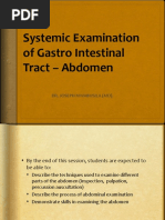 Session 6 - Performing Abdominal Examination