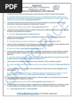 Material de Apoyo Examen Final Derecho III - Casos Codigo Tributario