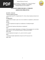 Antología Ejercicios de La Unidad Ii Ejercicios Operativos: Sección 1. Ángulos. Contesta Los Siguientes Ejercicios