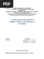 Comparacion Del ISLR de Venezuela y Brasil