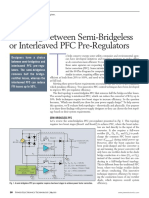 Choosing Between Semi-Bridgeless or Interleaved PFC Pre-Regulators