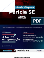 Revisao de Vespera Pericia SE Direito Processual Penal