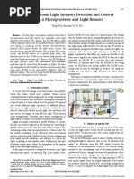 Automatic Room Light Intensity Detection and Control Using A Microprocessor and Light Sensors