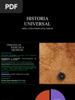 Historia Universal: Mtro. César Alfredo Ayala Aguilar