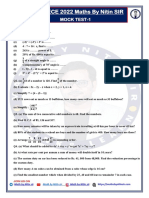 Rimc Test Paper - 1