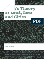 MUNRO 2019marx Theory of Land, Rent and Cities