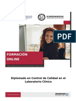 Diplomado en Control de Calidad en El Laboratorio Clinico