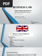 Business Law: Case Studies Related To