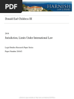 Jurisdiction, Limits Under International Law