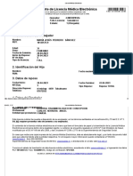 Comprobante de Licencia Médica Electrónica: 1. Identificación Del Trabajador