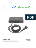 Vibration RPM Acoustic RPM For Diesel and Petrol Engines cdss1-700 Installation Crypton Manual