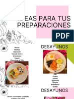 Ideas para Tus Preparaciones