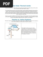 How Solar Thermal Works