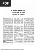 If Nothing Goes Wrong, Hanley1983