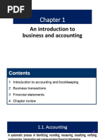 An Introduction To Business and Accounting