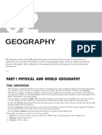 Geography: Part I Physical and World Geography